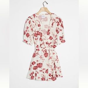 Misa Ilyana Wrap Mini Dress Anthropologie x Misa S
